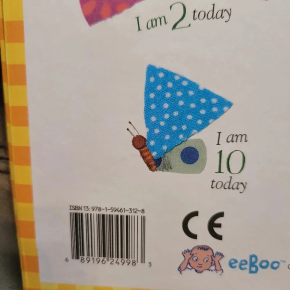 eeBoo Keepsake Floral Growth Chart with Milestone Stickers New Open Box - Picture 9 of 13